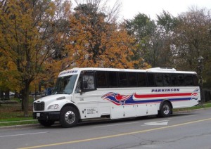 32 passenger exterior coach parkinson coach lines