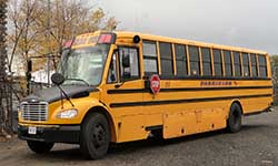 School Bus Service Parkinson Coach Lines Brampton Ontario Canada 