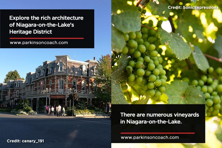 Explore the rich architecture of Niagara on the Lake's Heritage District