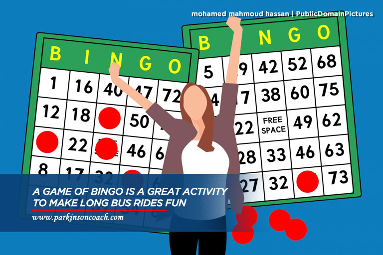 A game of bingo is a great activity