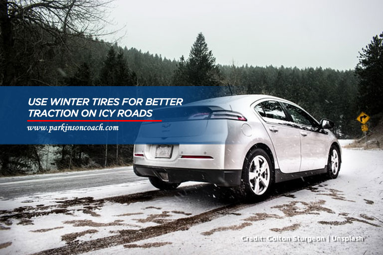 Use winter tires for better traction