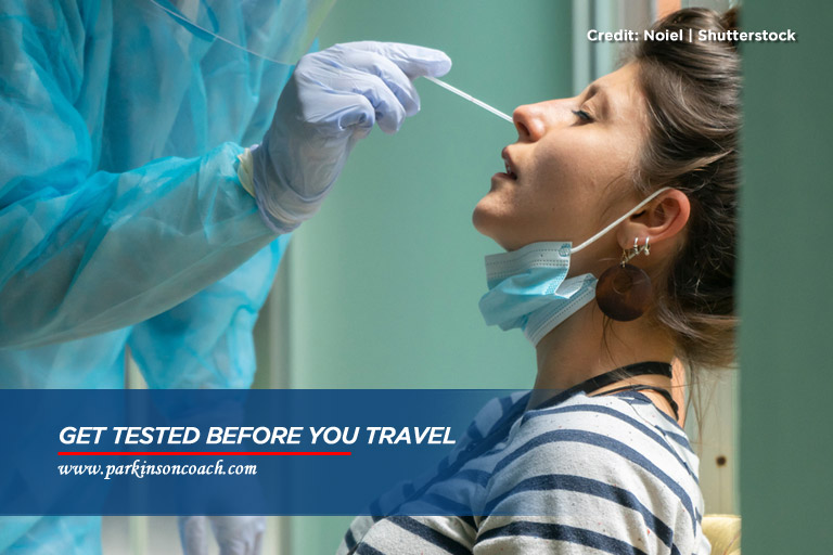 Get tested before you travel