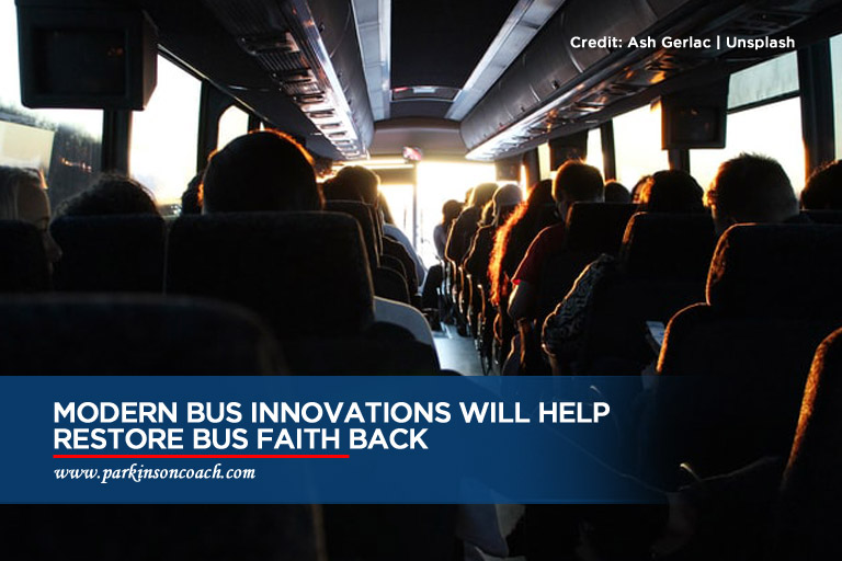  Modern bus innovations will help restore bus faith back