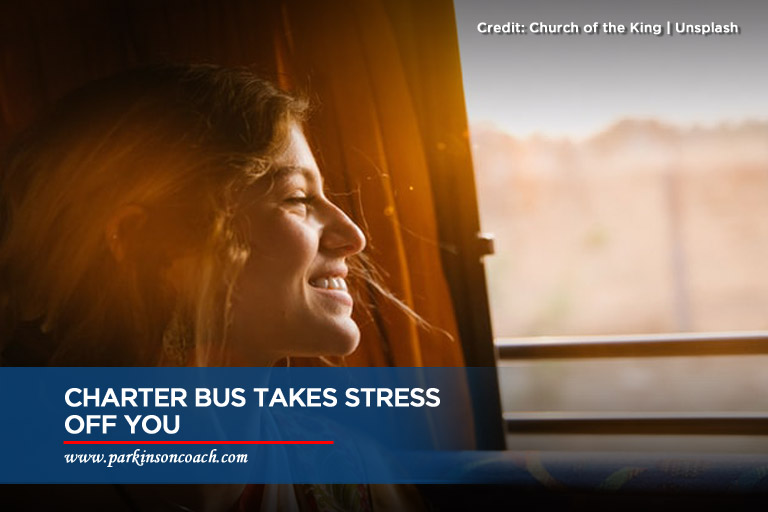 Charter bus takes stress off you